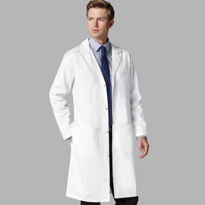 WonderWink Men's 41" Cloth Knot Button Lab Coat